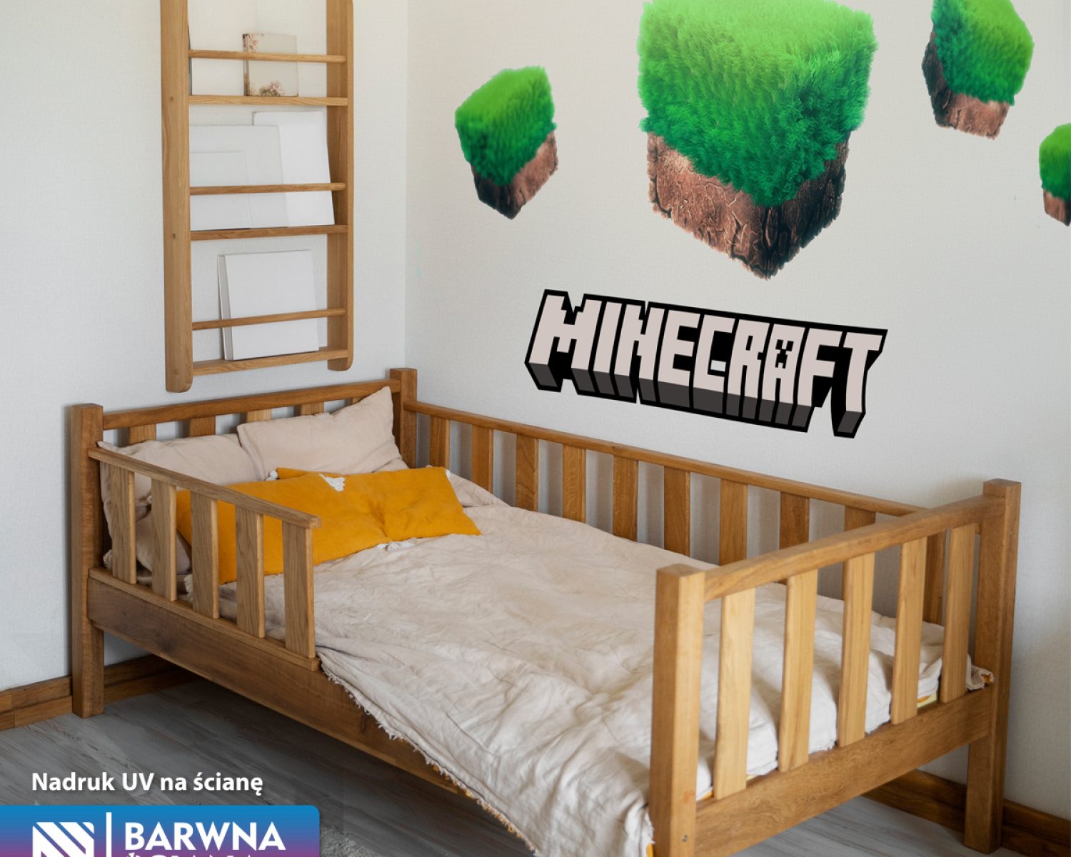 Druk na ścianie, obraz minecraft, tapeta minecraft, wydruk na ścianie minecraft